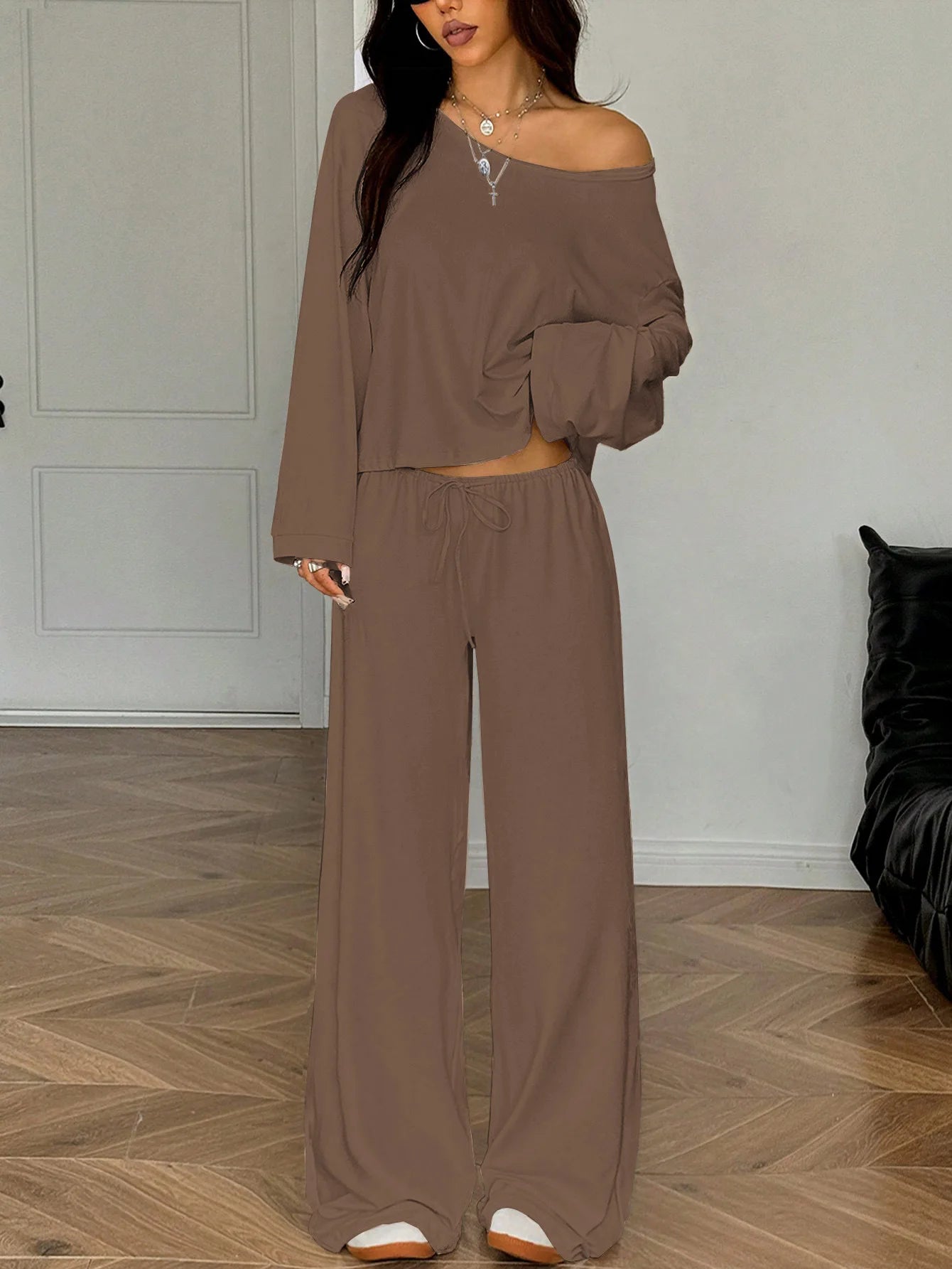 Belle Chill Wide-Leg Matching Set