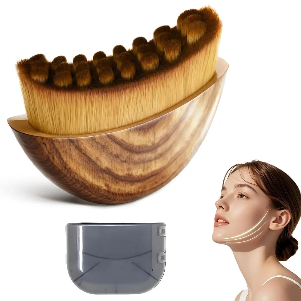 Belle Sculpt Lymphatic Contour Face Brush