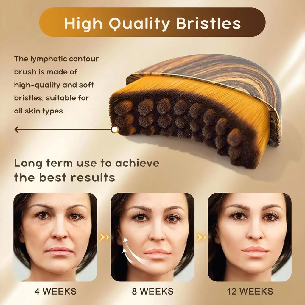 Belle Sculpt Lymphatic Contour Face Brush