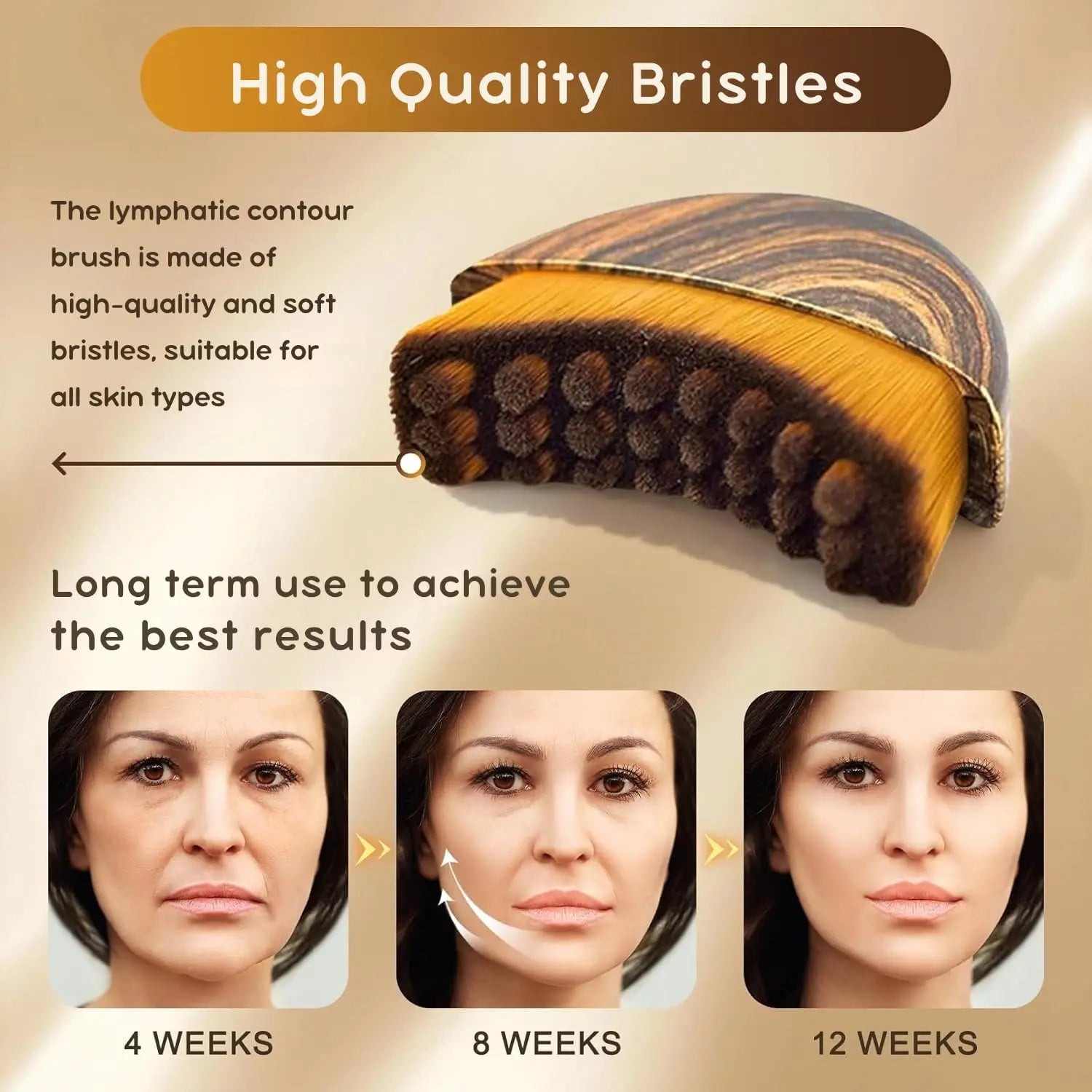Belle Sculpt Lymphatic Contour Face Brush