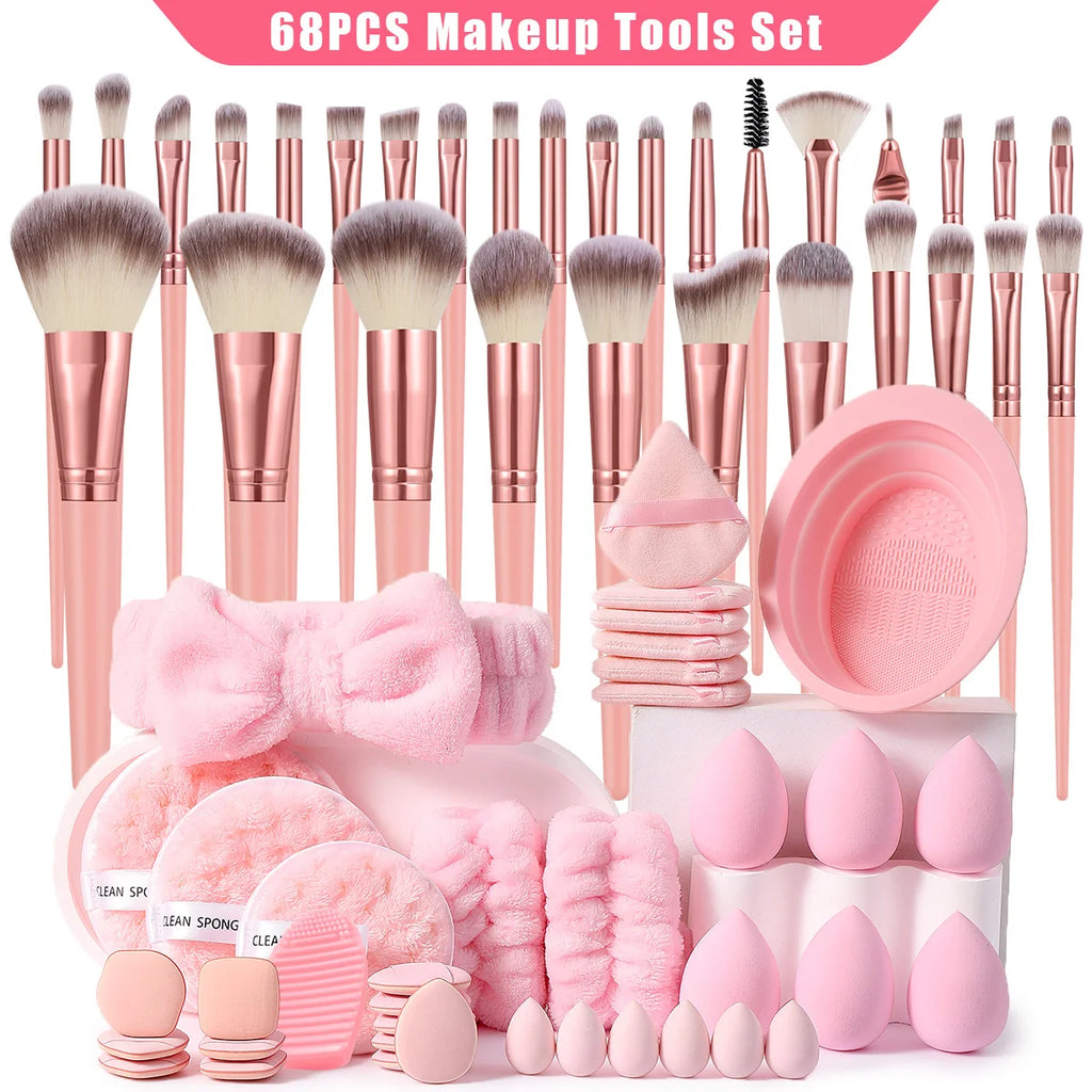 The Belle Pro Glam Kit — 68-Piece Makeup Set