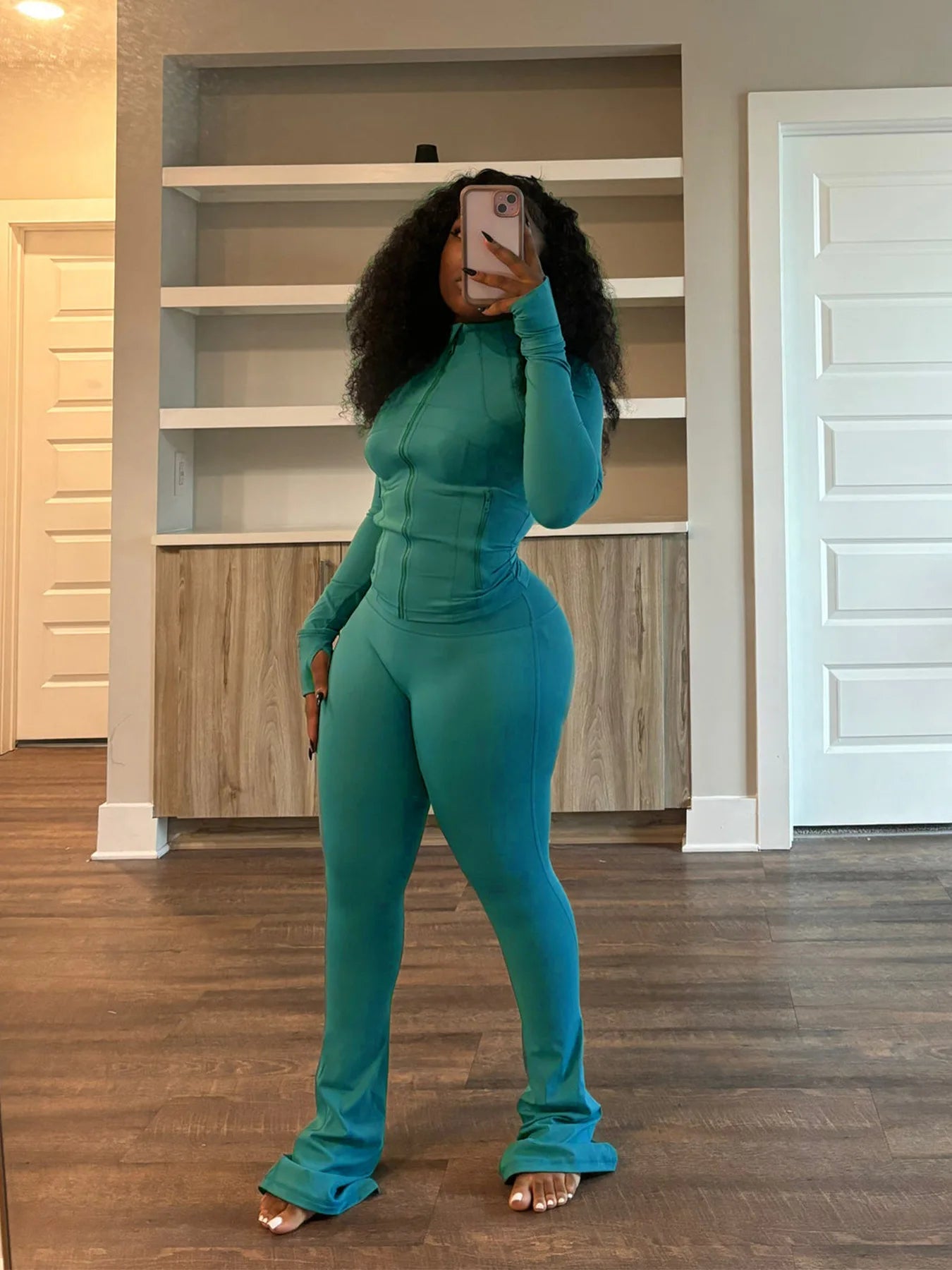 Belle Street Zip Tracksuit Set