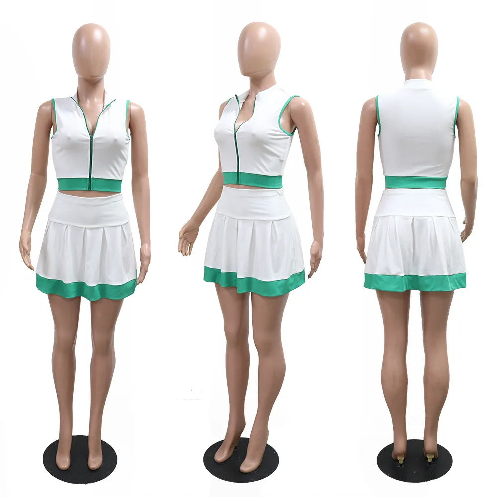 Belle Bloom V-Neck Two-Piece Set