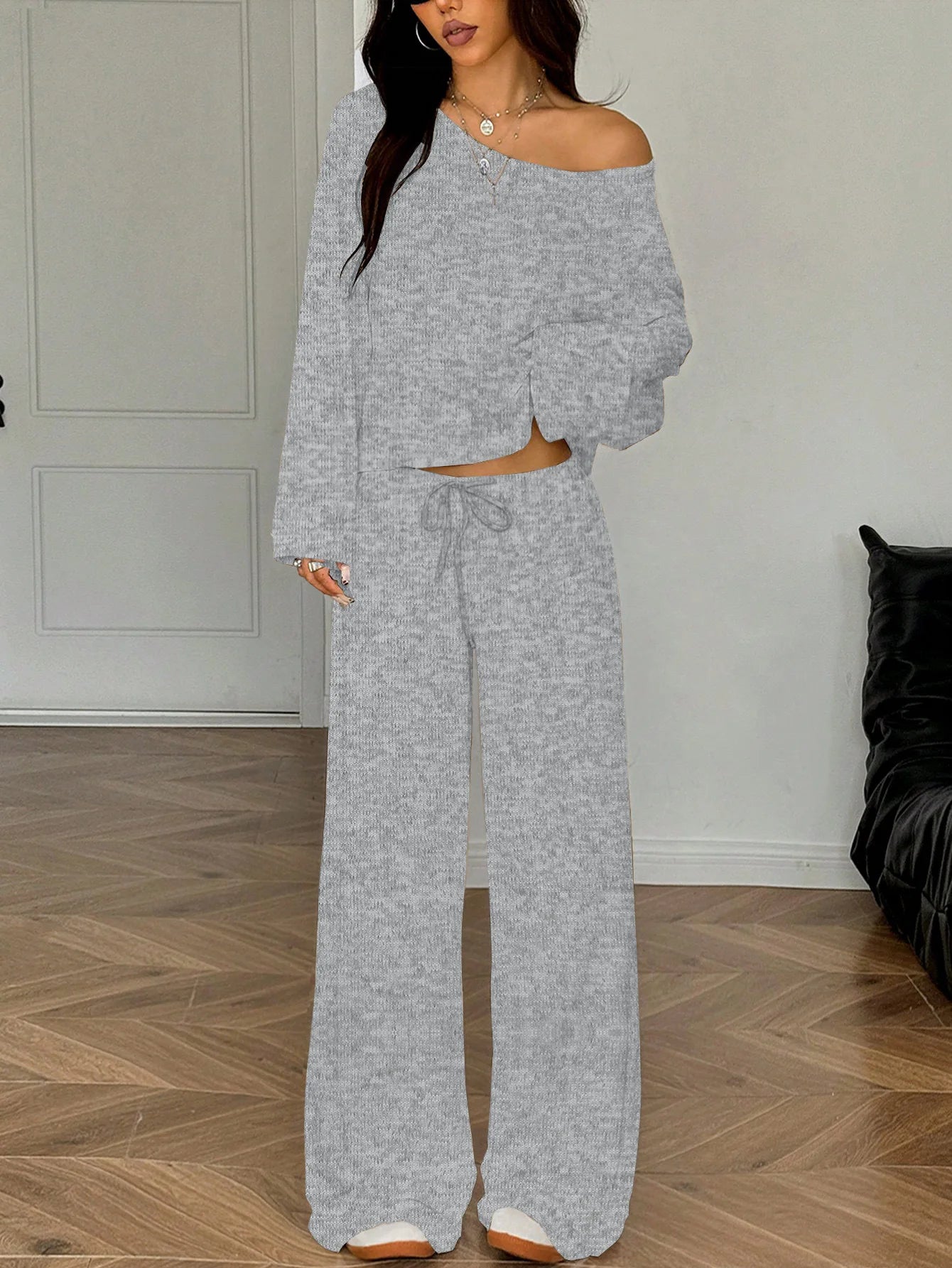 Belle Chill Wide-Leg Matching Set